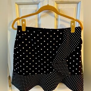 Ralph Lauren Polo Polka Dot Ruffle Skort, Size M
